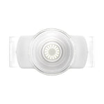 PopGrip Slide Stretch White and Clear OSFM, PopSockets