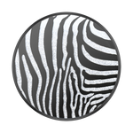PopGrip Embossed Metal Zebra, PopSockets