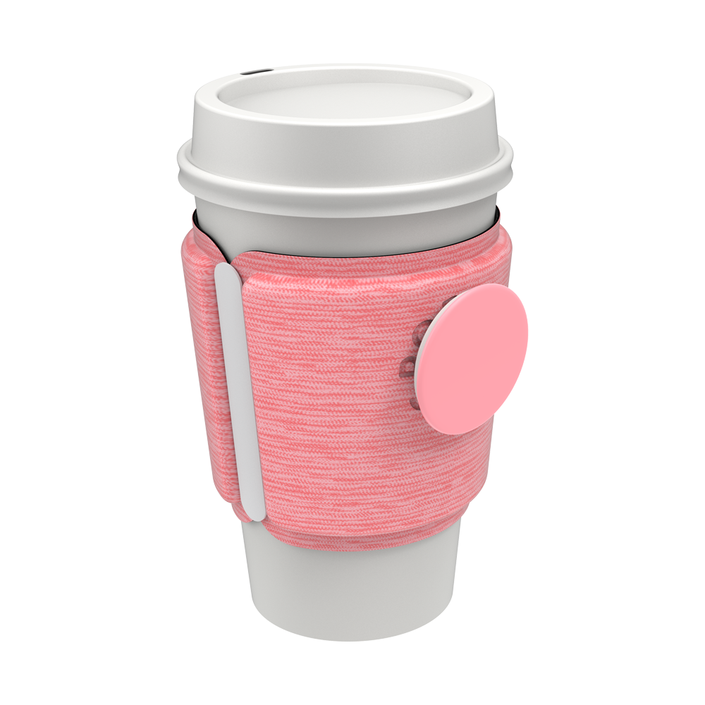 PopThirst Cup Sleeve Macaron Pink Melange, PopSockets