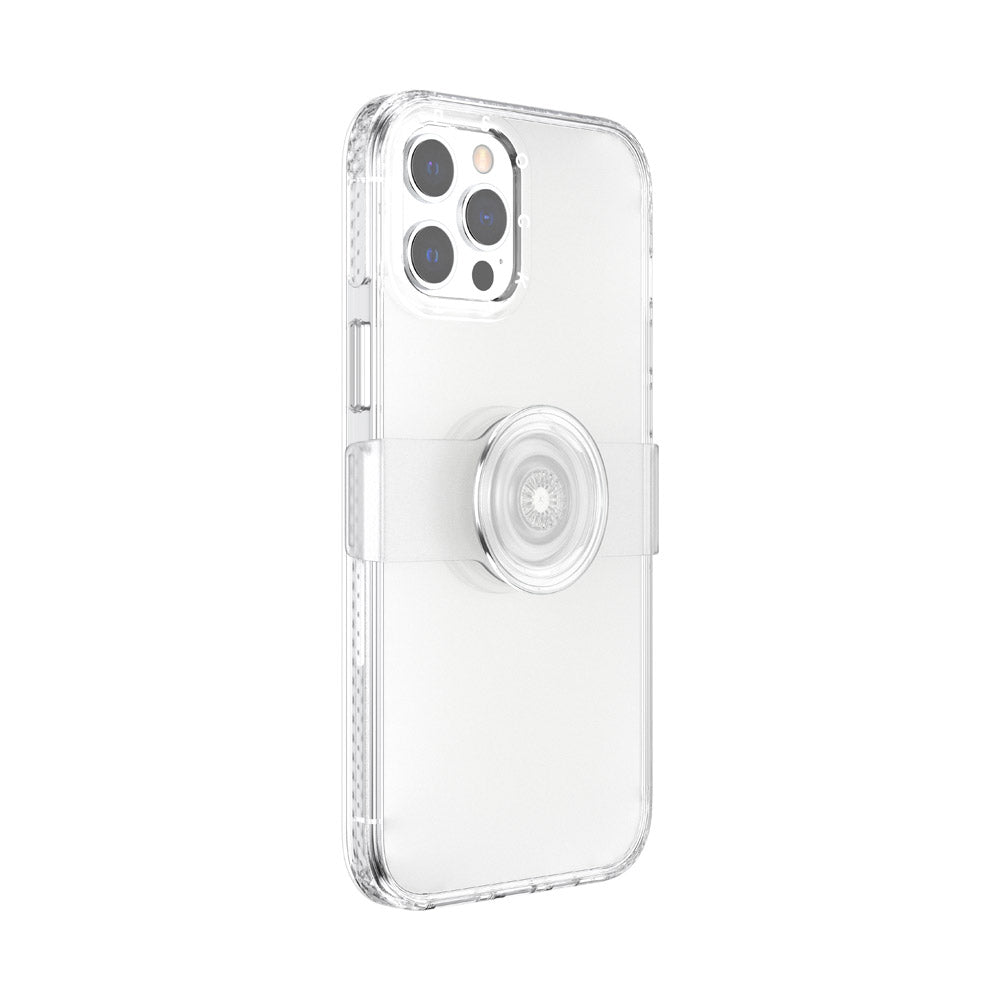 PopCase Clear para iPhone 12 Pro Max, PopSockets