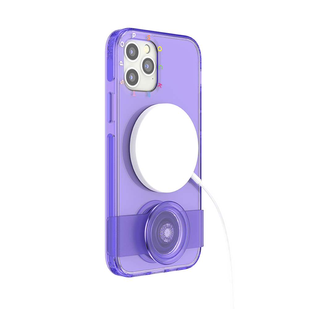 PopCase Purple para iPhone 12/12 Pro, PopSockets