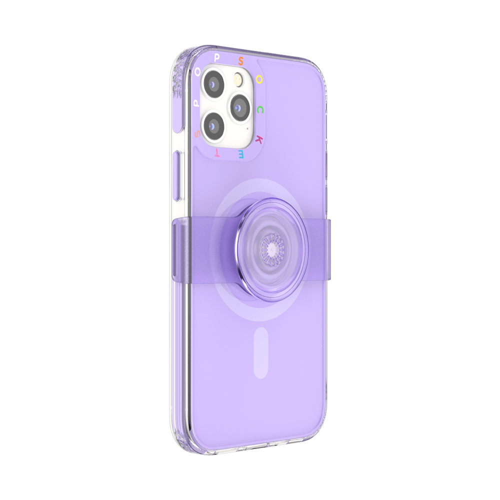 PopCase MagSafe Violet para iPhone 12/12 Pro, PopSockets